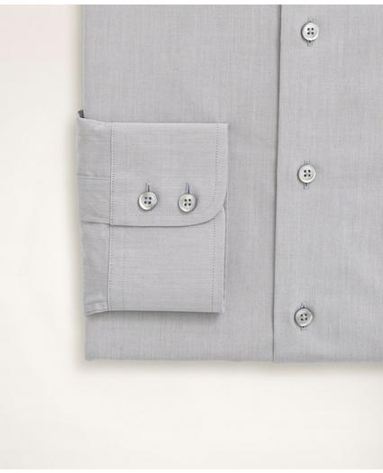 Milano Slim-Fit Dress Shirt, Poplin English Collar End-On-End, image 3