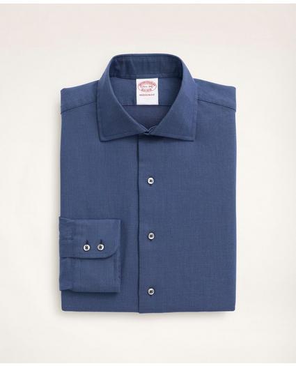 Madison Relaxed-Fit Dress Shirt, Dobby English Collar Solid, image 4