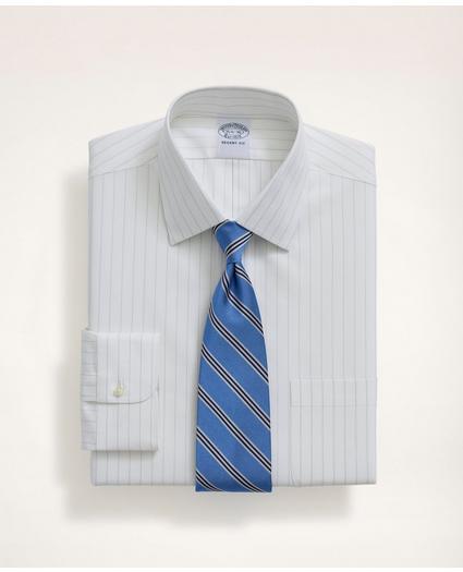 Stretch Regent Regular-Fit Dress Shirt, Non-Iron Herringbone Thin Stripe Ainsley Collar, image 1