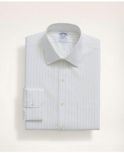 Stretch Regent Regular-Fit Dress Shirt, Non-Iron Herringbone Thin Stripe Ainsley Collar, image 3