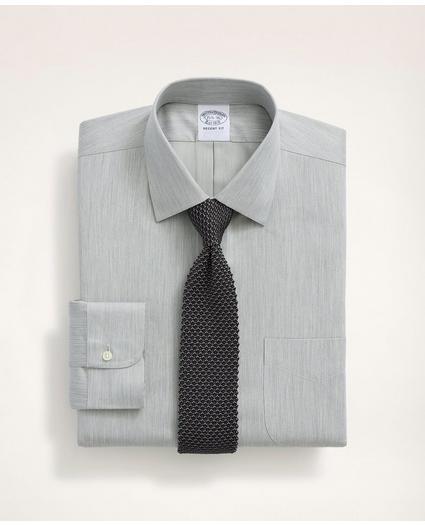 Stretch Regent Regular-Fit Dress Shirt, Non-Iron Herringbone Ainsley Collar, image 1
