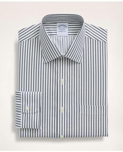 Stretch Regent Regular-Fit Dress Shirt, Non-Iron Twill Stripe  Ainsley Collar, image 3