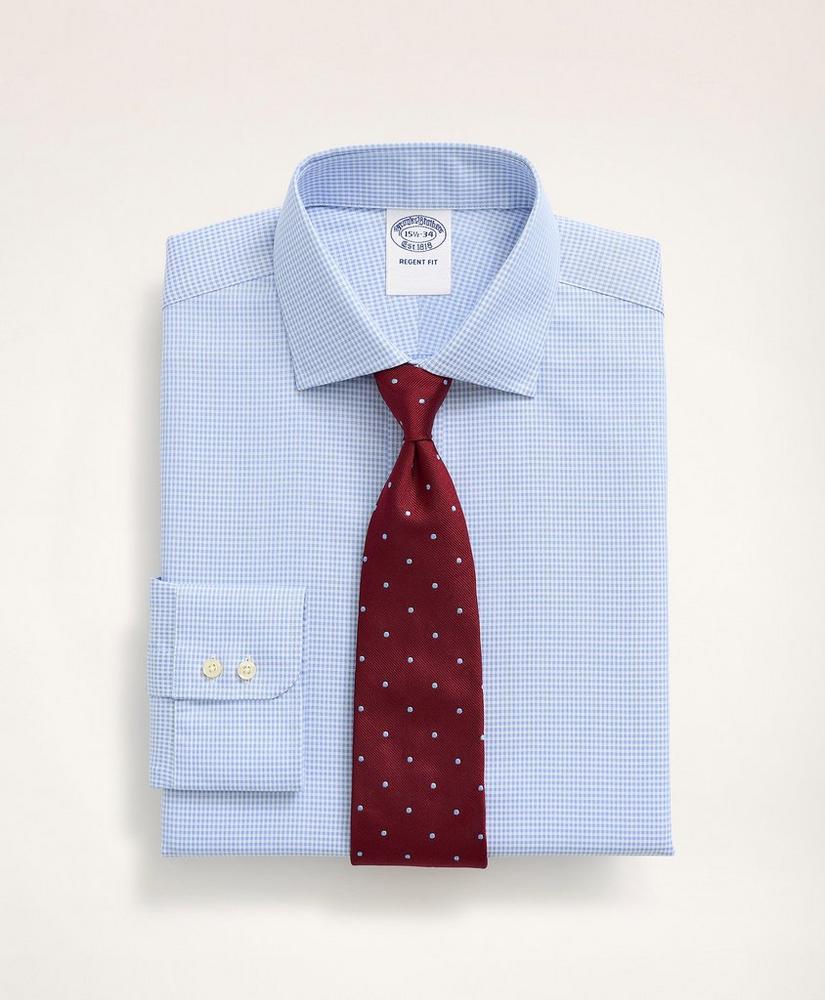 Brooks Brothers x Thomas Mason® Regent Regular-Fit Dress Shirt, English Collar Ground Check, image 1