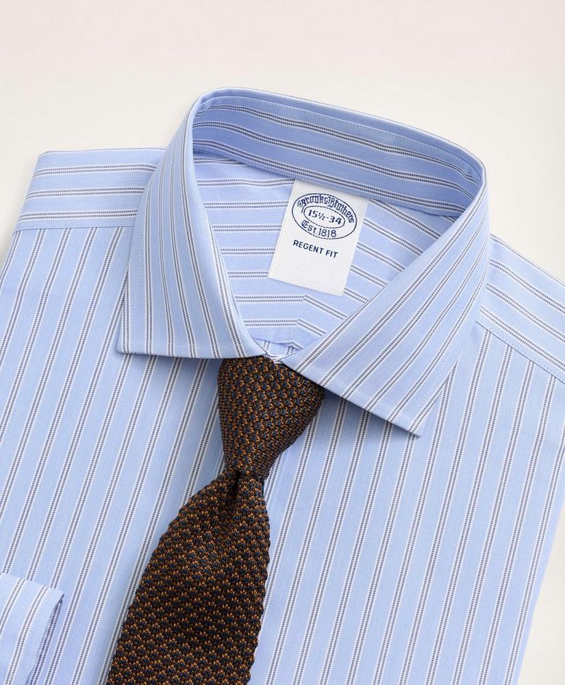 Brooks Brothers x Thomas Mason® Regent Regular-Fit Dress Shirt, English Collar Double Stripe, image 2