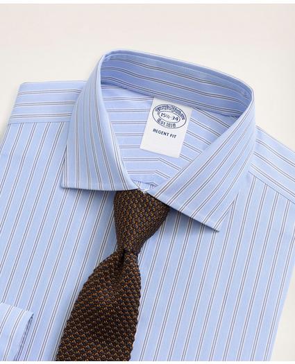 Brooks Brothers x Thomas Mason® Regent Regular-Fit Dress Shirt, English Collar Double Stripe, image 2