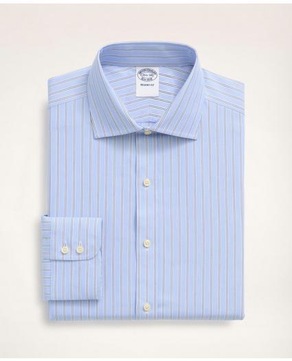 Brooks Brothers x Thomas Mason® Regent Regular-Fit Dress Shirt, English Collar Double Stripe, image 3