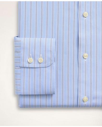 Brooks Brothers x Thomas Mason® Regent Regular-Fit Dress Shirt, English Collar Double Stripe, image 4