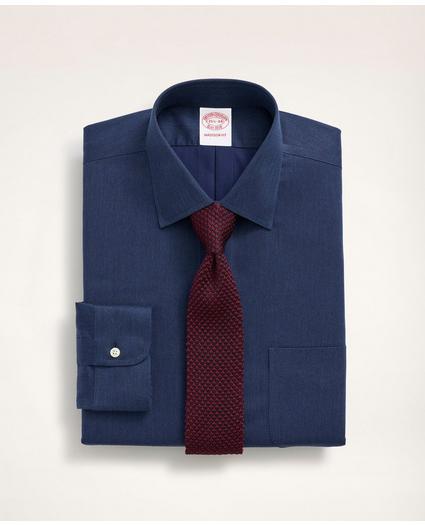 Stretch Madison Relaxed-Fit Dress Shirt, Non-Iron Herringbone Ainsley Collar, image 1