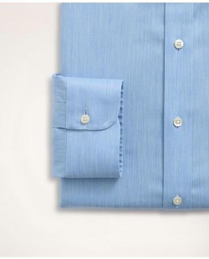Stretch Milano Slim-Fit Dress Shirt, Non-Iron Herringbone Ainsley Collar, image 4