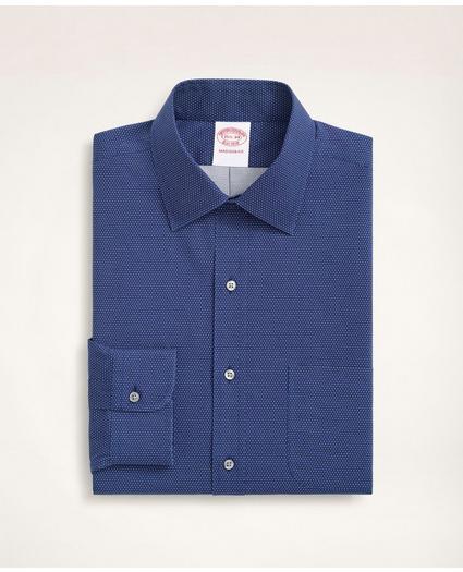 Stretch Madison Relaxed-Fit Dress Shirt, Non-Iron Poplin Ainsley Collar Dot, image 3