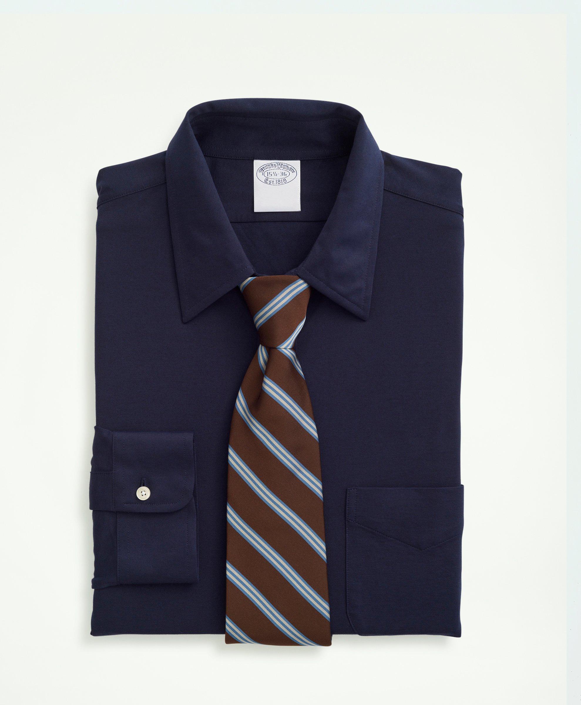 Japanese Knit Dress Shirt, Slim Fit, image 4