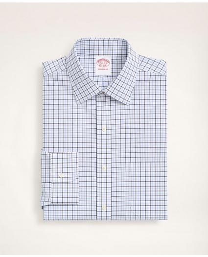 Stretch Madison Relaxed-Fit Dress Shirt, Non-Iron Poplin Ainsley Collar Tattersall, image 3