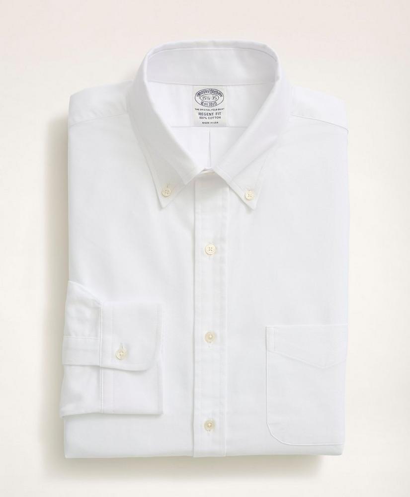 Regent Regular-Fit American-Made Oxford Cloth Button-Down Dress Shirt, image 3