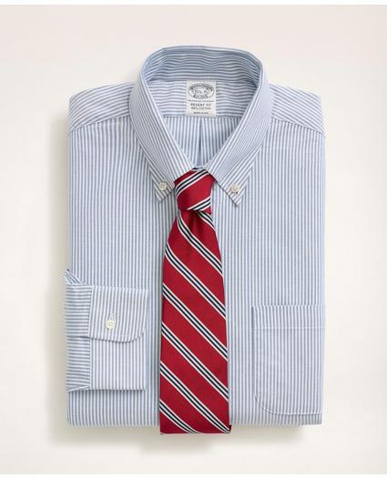 Regent Regular-Fit American-Made Oxford Cloth Button-Down Stripe Dress Shirt, image 1