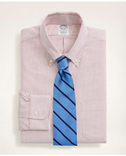 Regent Regular-Fit American-Made Oxford Cloth Button-Down Stripe Dress Shirt, image 1