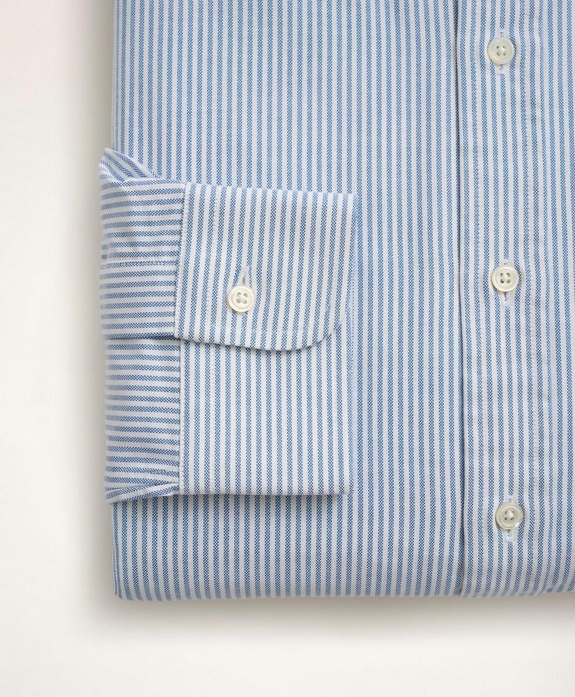 Slim Fit American-Made Oxford Cloth Button-Down Stripe Dress Shirt, image 4