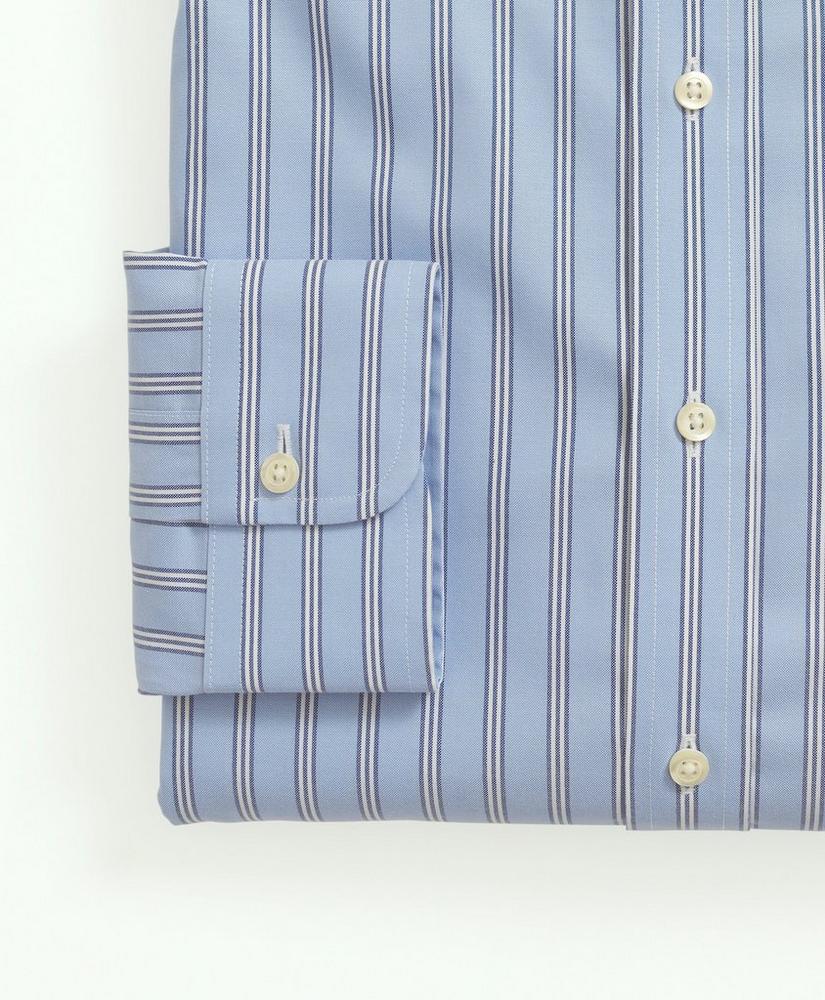 Stretch Supima® Cotton Non-Iron Pinpoint Oxford Button-Down Collar, BB#1 Rep Stripe Dress Shirt, image 4