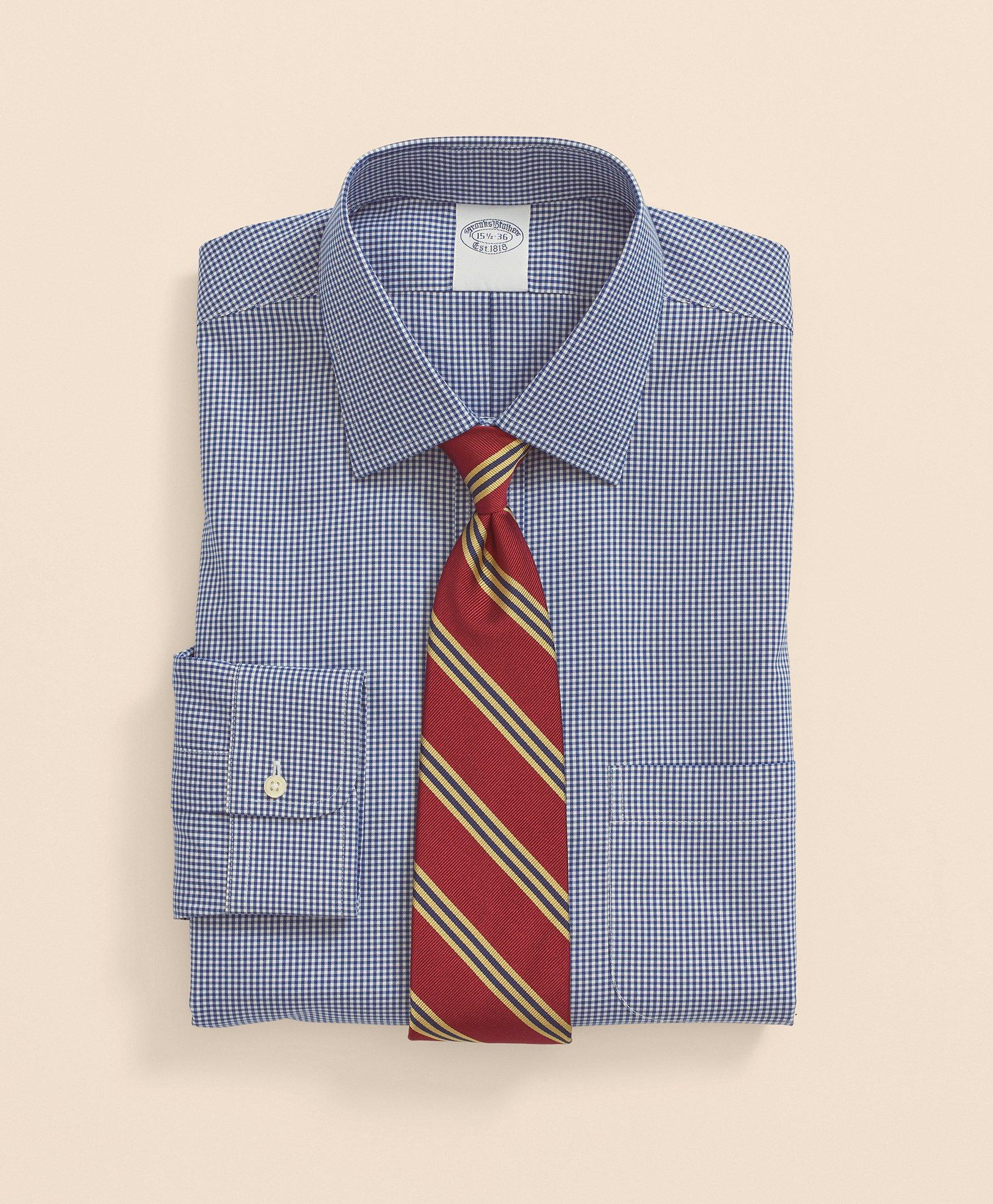 Red & Blue Multi Check Slim Fit Short Sleeve Shirt