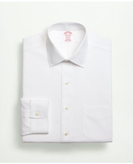 Stretch Supima® Cotton Non-Iron Pinpoint Oxford Ainsley Collar Dress Shirt, image 3