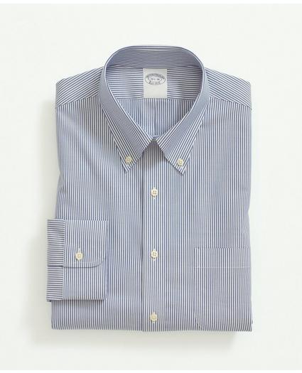 Stretch Supima® Cotton Non-Iron Pinpoint Oxford Button-Down Collar, Candy Stripe Dress Shirt, image 2