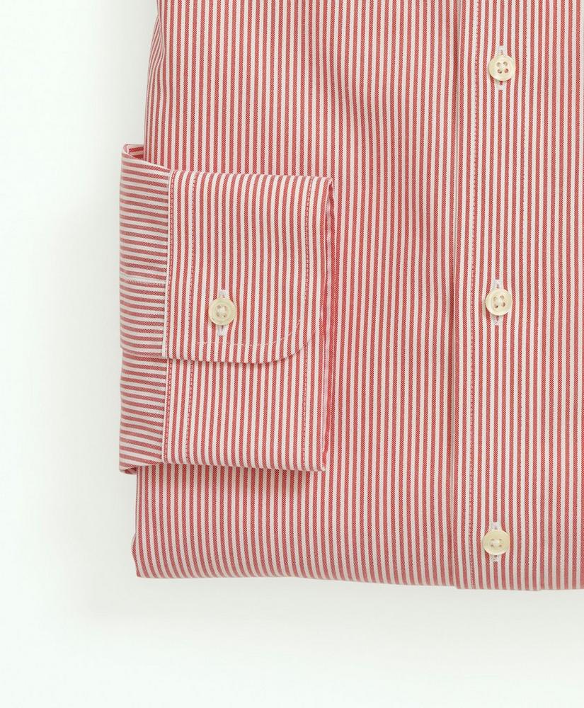 Stretch Supima® Cotton Non-Iron Pinpoint Oxford Button-Down Collar, Candy Stripe Dress Shirt, image 4
