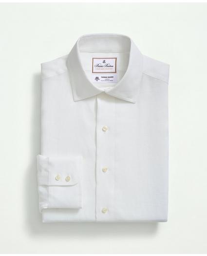 Brooks Brothers X Thomas Mason® Linen Poplin English Spread Collar, image 3