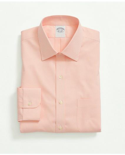 Stretch Supima® Cotton Non-Iron Pinpoint Oxford Ainsley Collar, Gingham  Dress Shirt