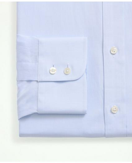 Brooks Brothers X Thomas Mason® Cotton Pinpoint Oxford English Collar Dress Shirt, image 3