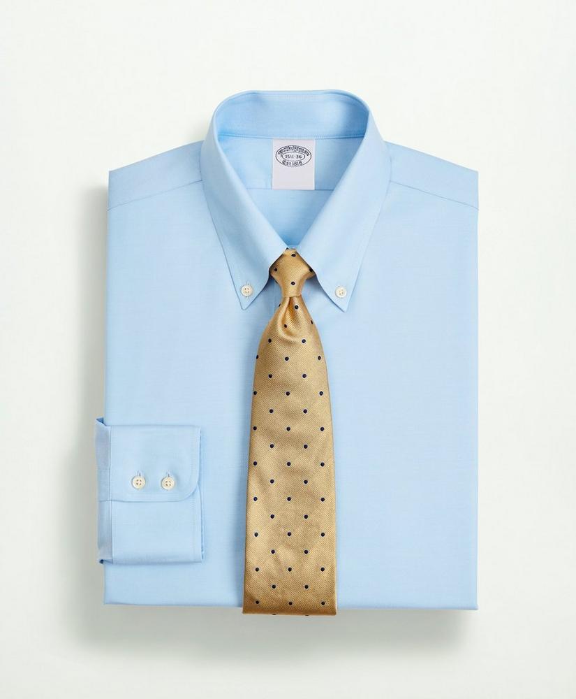 Stretch Supima® Cotton Non-Iron Twill Button-Down Collar Dress Shirt, image 1