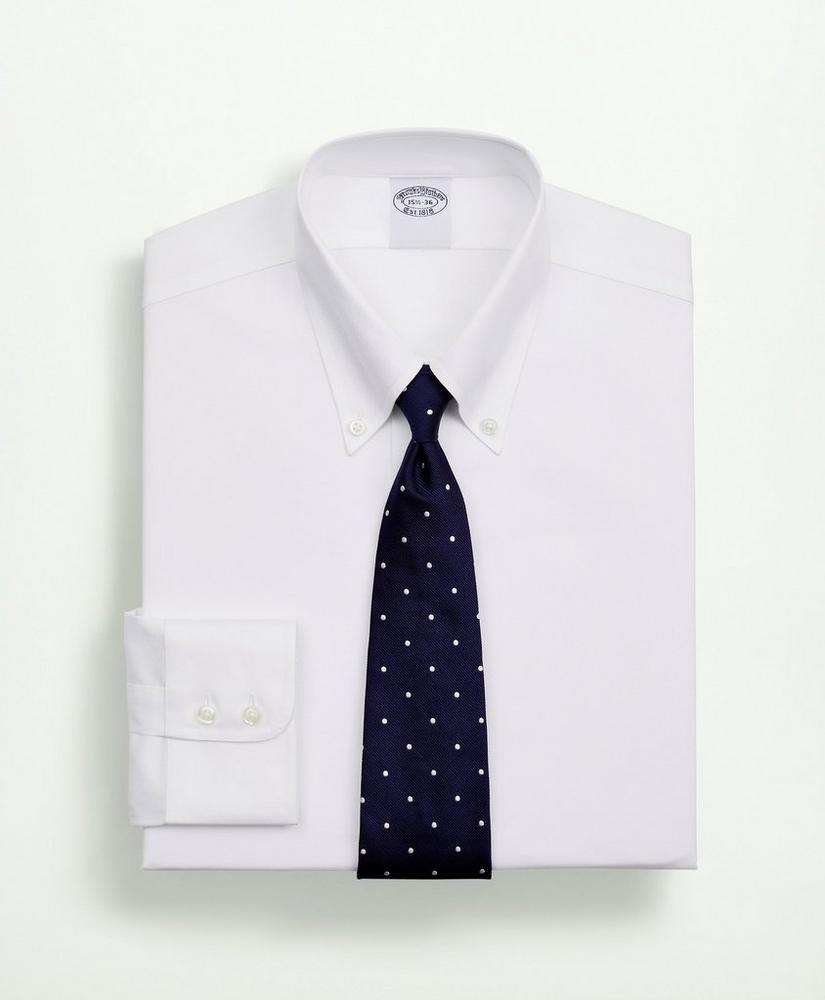 Stretch Supima® Cotton Non-Iron Twill Button-Down Collar Dress Shirt, image 1