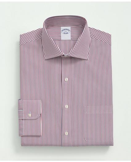 Supima® Cotton Poplin English Collar, Striped Dress Shirt, image 4