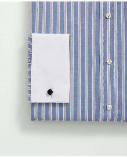 Brooks Brothers X Thomas Mason® Cotton Poplin English Collar, Striped Dress Shirt, image 3