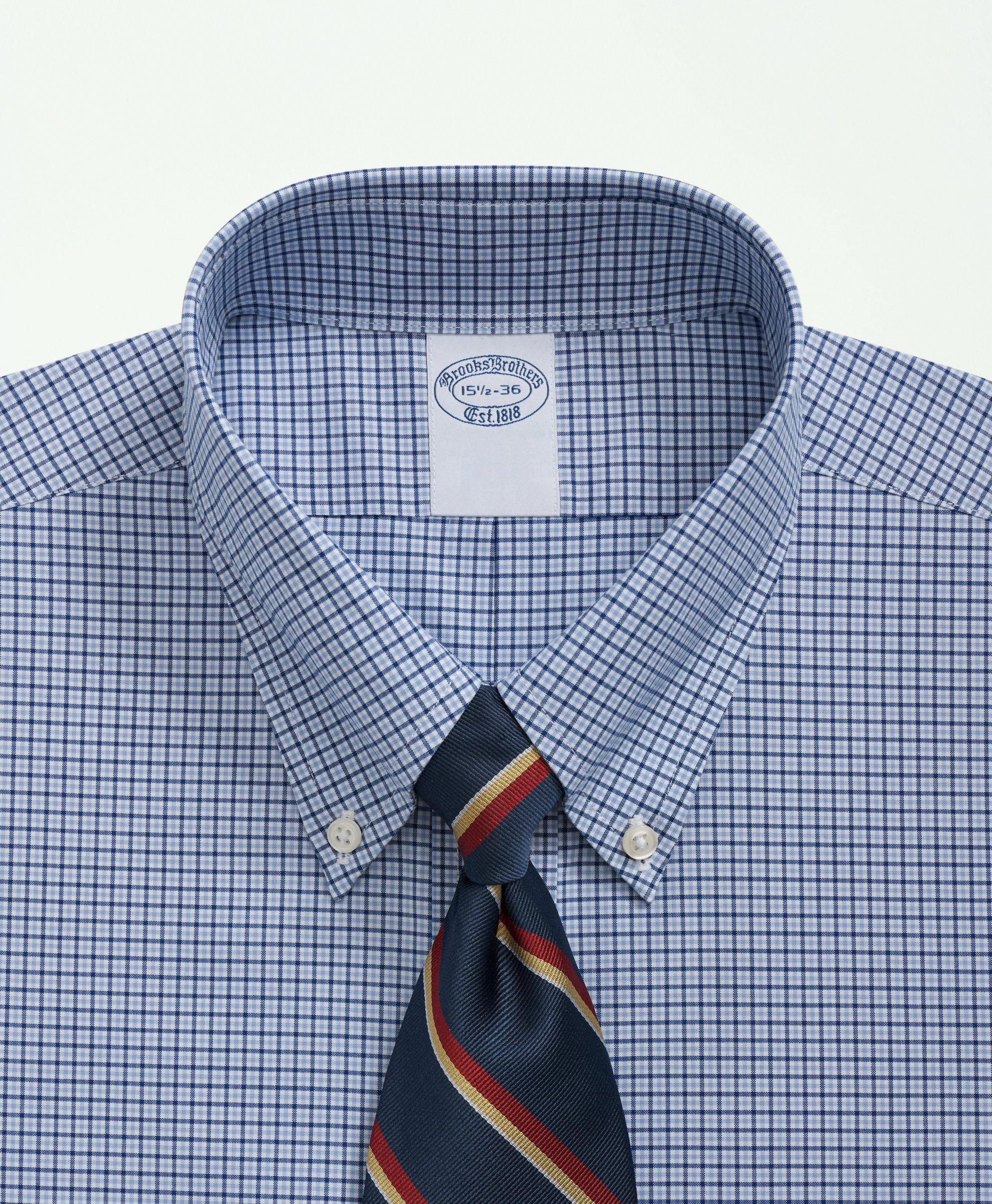 Stretch Supima® Cotton Non-Iron Poplin Polo Button-Down Collar  