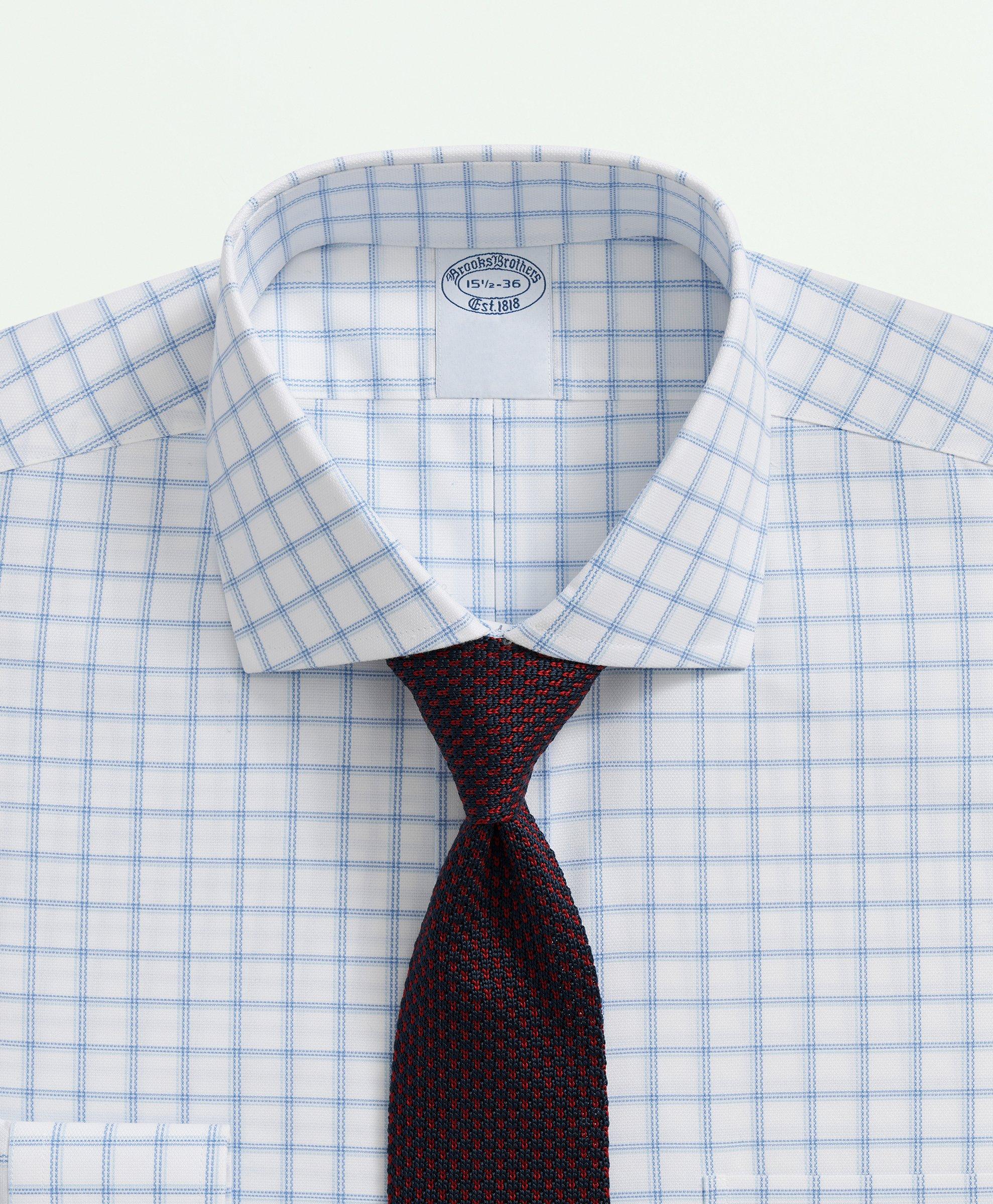 Stretch Supima® Cotton Non-Iron Royal Oxford English Spread Collar 