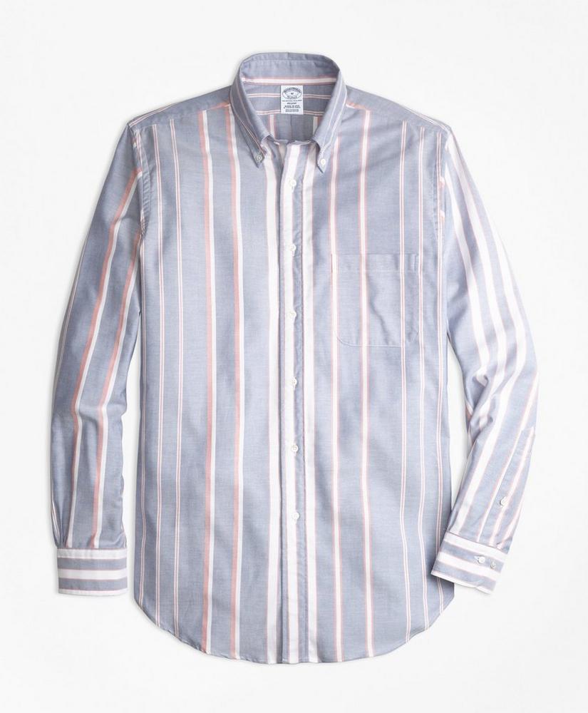 Regent Regular-Fit Sport Shirt, Oxford Bold Stripe, image 1