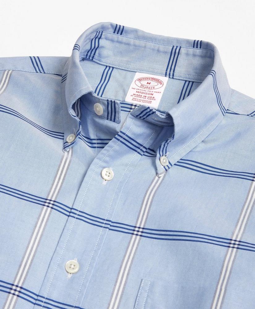 Madison Relaxed-Fit Sport Shirt, Oxford BB#1 Windowpane, image 2