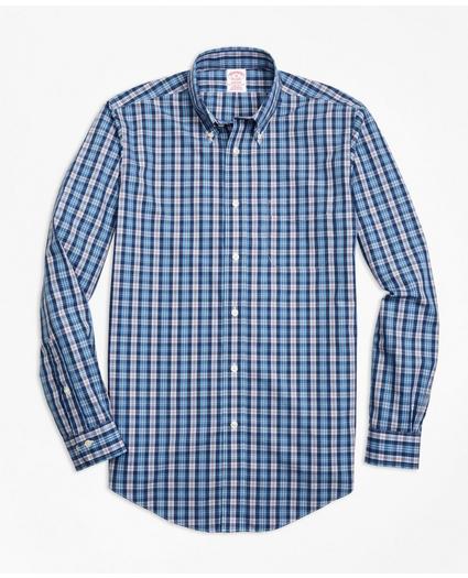 Madison Relaxed-Fit Sport Shirt, Non-Iron Heathered Multi-Plaid, image 1