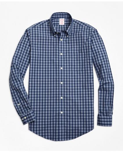 Madison Relaxed-Fit Sport Shirt, Non-Iron Heathered Gingham, image 1