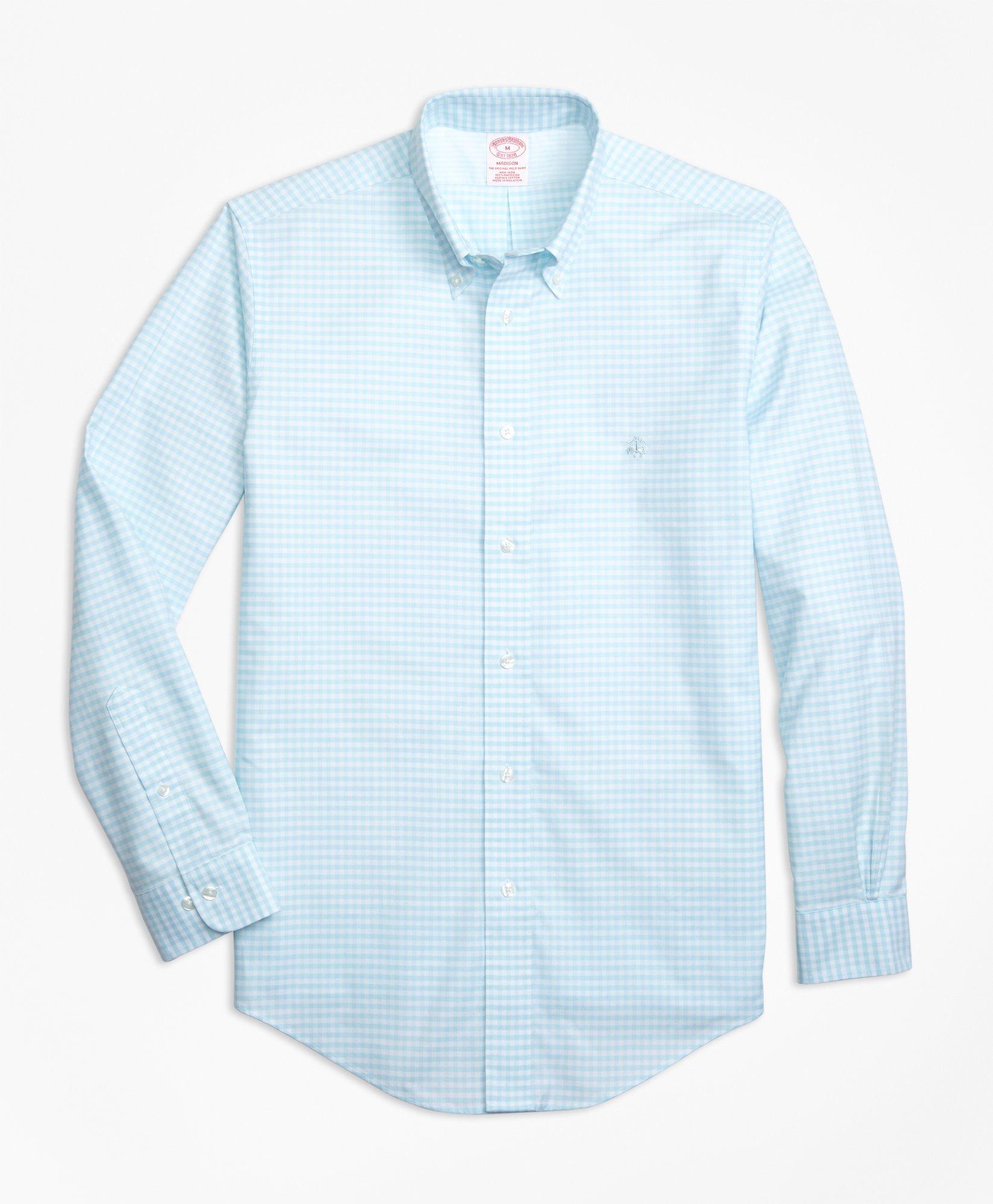 Madison Relaxed-Fit Sport Shirt, Non-Iron Gingham