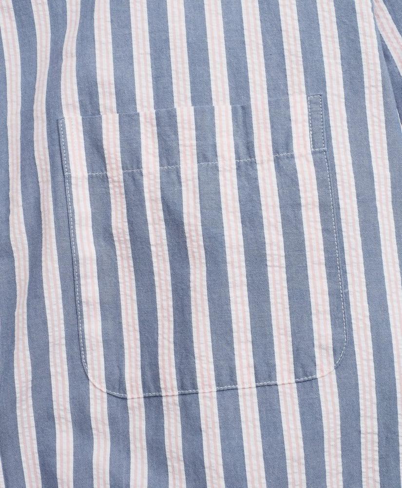 Regent Regular-Fit Sport Shirt, BB#1 Stripe Seersucker, image 3