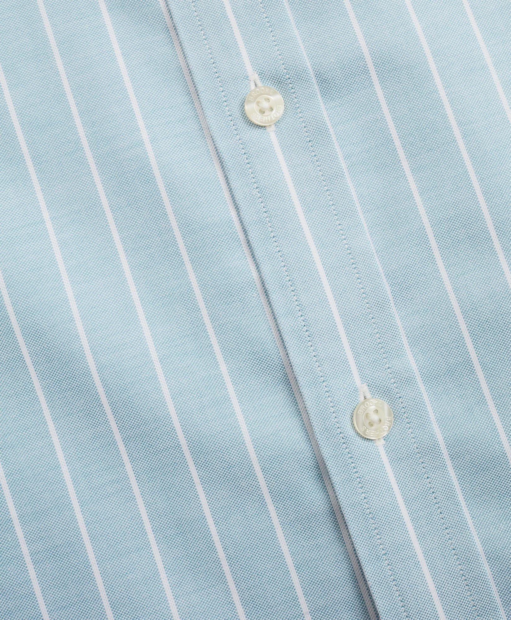 Stretch Madison Relaxed-Fit Sport Shirt, Non-Iron Stripe, image 3