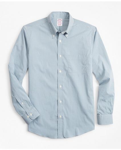 Madison Relaxed-Fit Sport Shirt, Brooks Brothers Stretch Performance Series with COOLMAX®, Gingham, image 1