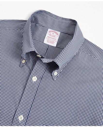 Madison Relaxed-Fit Sport Shirt, Brooks Brothers Stretch Performance Series with COOLMAX®, Gingham, image 2