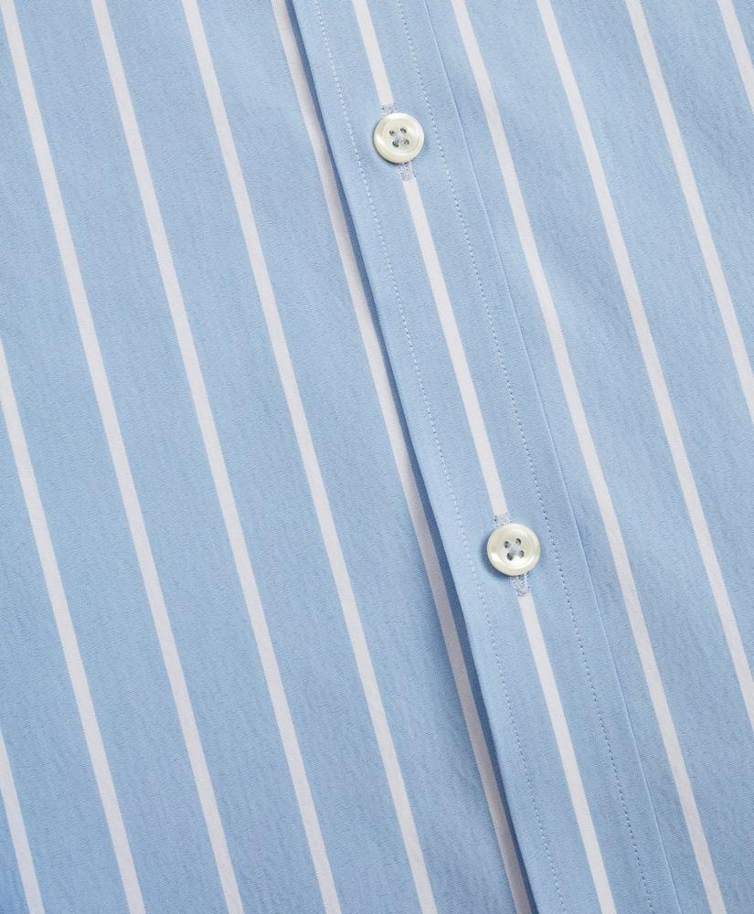 Milano Slim-Fit Sport Shirt, Brooks Brothers Stretch Performance Series with COOLMAX®, Ground Stripe, image 3