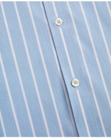 Milano Slim-Fit Sport Shirt, Brooks Brothers Stretch Performance Series with COOLMAX®, Ground Stripe, image 3