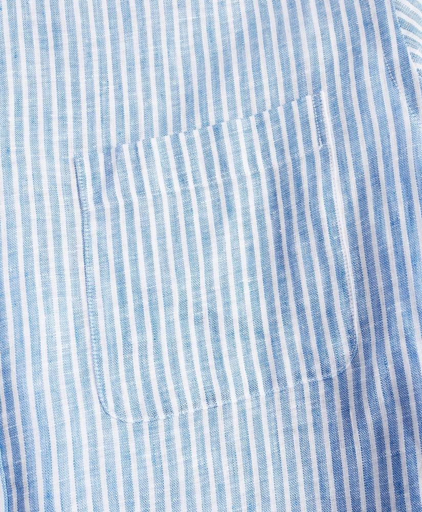 Regent Regular-Fit Sport Shirt, Irish Linen Stripe, image 3