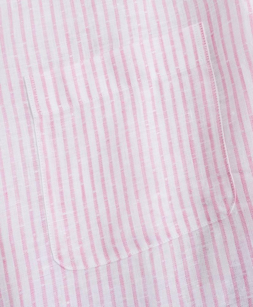 Regent Regular-Fit Sport Shirt, Irish Linen Dobby Stripe, image 3