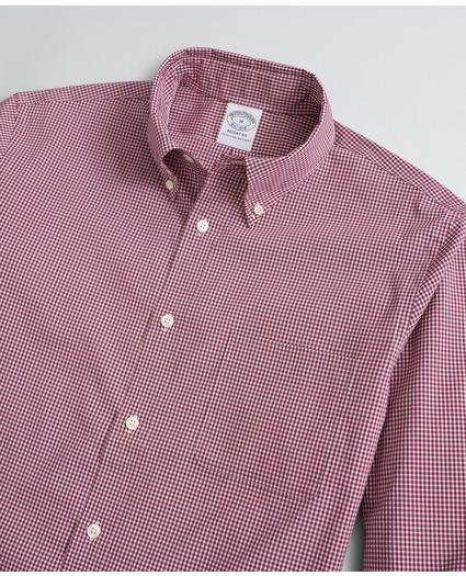 Regent Regular-Fit Sport Shirt, Brooks Brothers Stretch Performance Series with COOLMAX®, Gingham, image 2