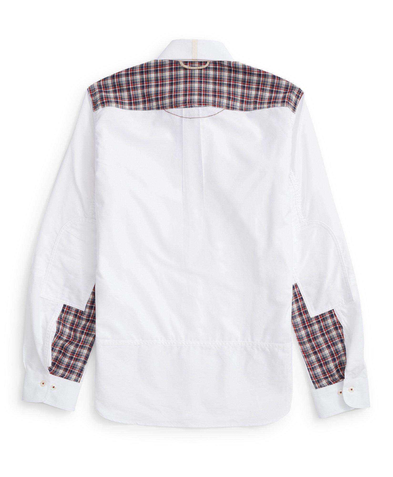 Junya Watanabe White Patchwork Shirt