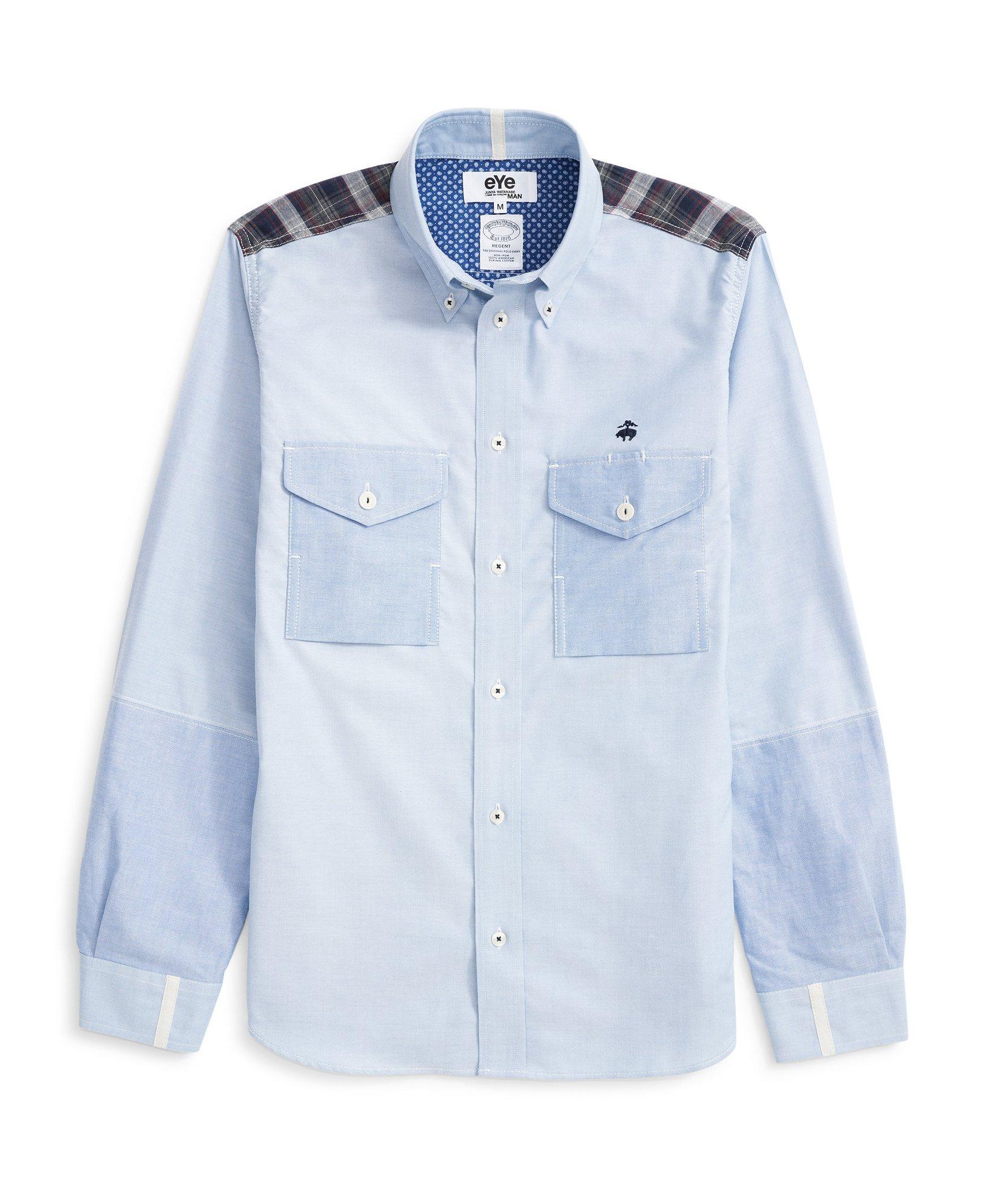 Brooks Brothers eYe COMME des GARCONS JUNYA WATANABE MAN The Button Down Patchwork Shirt